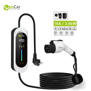 Cargador de Vehículos Eléctricos Zencar ODM Modelo E 16A 32A 380V AC, Carga Rápida para Uso Doméstico, Pantalla de 1.3', IP66, TUV - Product Image 2