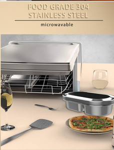 Bento Box cho người lớn 2 ngăn Hộp Ăn Trưa, ăn trưa container bpa-miễn phí, máy rửa chén/lò vi sóng an toàn-ý tưởng cho văn phòng, On-The-Go - Product Image 4