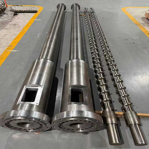 Baril à vis simple Eurasia de haute qualité (matériau 38CrMoAla) – Vente directe usine pour pièces de machines extrudeuses de plastique et de caoutchouc - Product Image 6