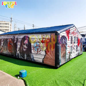 JOYFUL FUN personalizar Halloween <span class=keywords><strong>casa</strong></span> embrujada inflable laberinto inflable - Product Image 2