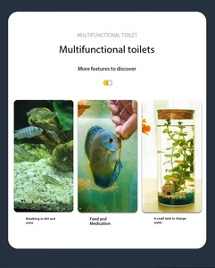 <span class=keywords><strong>Aquarium</strong></span> Uitwerpselen Absorberend Glazen Apparaat Handgeperst Hoge Zuigkracht <span class=keywords><strong>Aquarium</strong></span> Reiniging Waterwisselbuis 5L Modern Milieuvriendelijk - Product Image 3