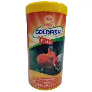 Toptan pet gıda akvaryum balık yemi geliştirmek renk betta çiklit KOI yüksek protein altın tropikal balık yemi pul