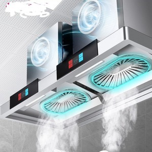 Campana Extractora Comercial de Pared de 1.5 m con Doble Cabezal, Frecuencia Variable, 1600 W, 68 M3/min, Malla de Acero Tipo Pista de Carreras, Clase A++, 3 Años de Garantía - Product Image 5