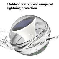 Nouvelle lampe solaire flottante étanche pour piscine, boule ronde colorée, lumière d'eau, phare de paysage pour étang, veilleuse de nuit