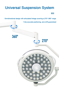 Lampu Operasi LED Medis Portabel untuk Klinik Hewan, Pemeriksaan, dan Bedah, dengan Penerangan 40000-160000 - Product Image 6