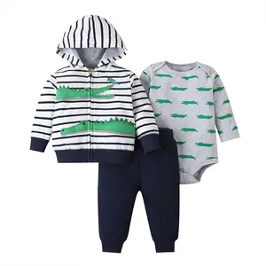 Clothing Set For Kid Boy 3-24 Months Long Sleeve Coat And Pants Toddler Infant Clothes Set Kids Wear For Newborn Baby