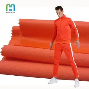Hot 2024 polyester shiny tricot trinda fabric tracksuit sports polyester fabric for football jackets sublimations