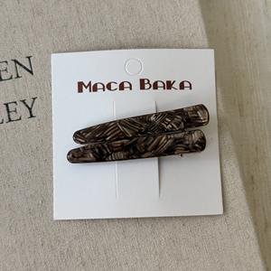 กิ๊บติดผมอะซิเตตลายดอกไม้สไตล์เกาหลี กิ๊บติดผมด้านข้างแบบหวานๆ - Product Image 4