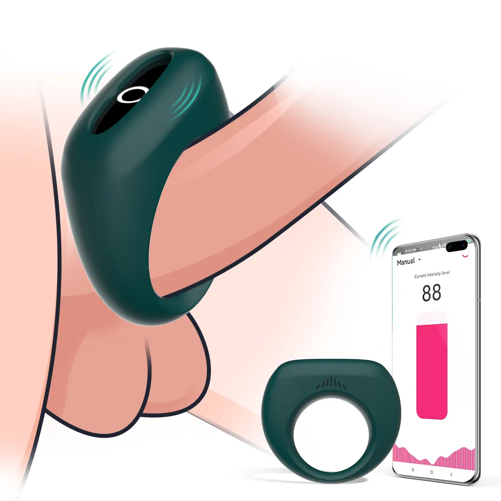 app controlled sex toy vibrating ring for penis cock ring long distance sex toys for men