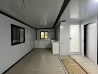 Mini-maisons prêtes à être expédiées, maison pliable à 2 chambres, maison préfabriquée portable extensible avec cuisine et salle de bain