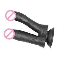 Dildo réaliste à double extrémité pour femmes et hommes, pénétration vaginale et masturbation anale, poids 328g