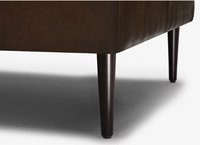 Canapé Chaise Longue en Cuir Rétro Industriel de Luxe, Design Moteur d'Avion Rafraîchissant, Mobilier de Maison pour Hôtel, Chambre, Villa