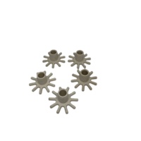 Plaque d'extrémité en nylon PA66+30%GF moulée par injection sur mesure Henghua OEM, haute résistance à l'usure, pour outils électriques 95018