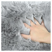 Tapis de prière et de yoga robuste en peau de mouton Okayda, antidérapant, taille et couleur personnalisables