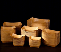 Barquette en papier kraft pour emballage alimentaire à emporter, idéale pour les snacks de rue, salades, frites, poulet frit, sushis, nouilles