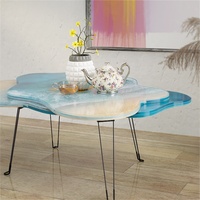 DM643 Moule en résine pour plateau de charcuterie irrégulier de grande taille, pour la création de plateaux en résine époxy, de décorations artistiques DIY et de planches à découper de type table rivière
