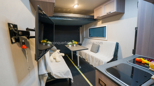 <span class=keywords><strong>Caravane</strong></span> de camping de luxe avec de grands espaces de vie et système de déplacement pour caravanes et remorques - Product Image 2