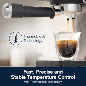 Machine à expresso De'Longhi Classic Signature 15 bars avec <span class=keywords><strong>pompe</strong></span> italienne, fonctions vapeur et cappuccino, plateau d'égouttement réglable et affichage visuel - Product Image 2