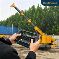 Télécommande hydraulique industrielle 12-24V à large plage de tension, adaptable sans modification, pour petite machine de levage sur chenilles