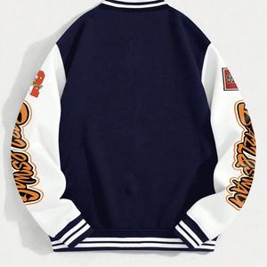 Veste bomber varsity pour homme, style streetwear, vente chaude 2025, logo brodé en chenille 3D de haute qualité, hiver - Product Image 2