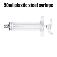 Alat suntik hewan, 10/20/30/50ML jarum suntik hewan alat makan burung alat suntik plastik Dokter Hewan