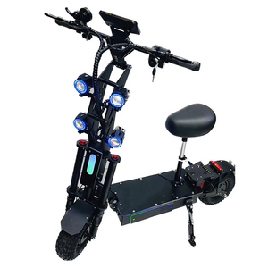 Nuevo Scooter <span class=keywords><strong>El</strong></span>éctrico Todoterreno 2025, 72V, Batería Grande, Plegable y Ajustable, Portátil, con Asiento y Faro Multilámpara - Product Image 1