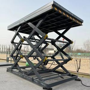 <span class=keywords><strong>Platform</strong></span> Lift Lift penanganan kargo besar, tangga kargo hidrolik gudang bengkel pabrik angkat garpu geser tetap - Product Image 3