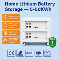 Système de stockage d'énergie solaire domestique 10kWh 15kWh 20kWh, pack LiFePO4 51.2V 200Ah 314Ah, système de stockage d'énergie domestique 6000 cycles