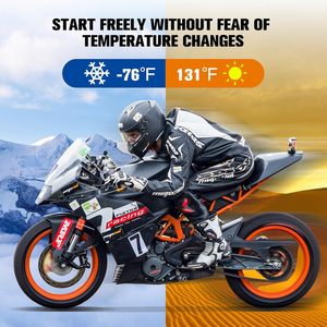 Batterie de moto EBL 12V 6Ah LiFePO4, 180CCA au lithium gratuit, YTZ10S-BS pour VTT, UTV, jet ski, quad, moto, tondeuse à gazon, jet ski - Product Image 5