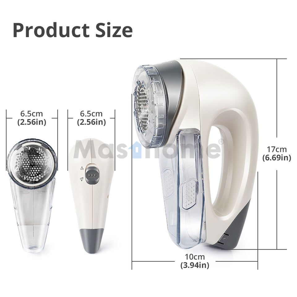 Adjustable Electric Lint Remover with Stainless Steel Blade - Image 2