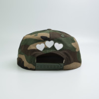 Gorra de 5 Paneles de Algodón Puro Verde con Visera Plana y Cierre a Presión, Logotipo Personalizado, Diseño Exclusivo de Hoja para Viajes al Aire Libre, Venta al Por Mayor