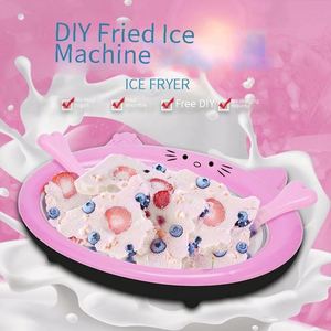High Effective Small Portable Manual Automatic Stainless Steel Ice Cream <b>Maker</b> for Outdoor Car Use Family Household Kitchen - Product Image 3