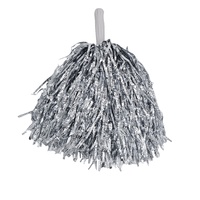 Pompons Métalliques Professionnels Moelleux en Gros pour Équipes de Cheerleading, Pompons de Danse Haute Densité pour Compétitions Sportives 2 PIÈCES