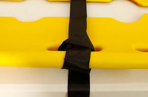 Camilla de cuchara de plástico desmontable Diseño ajustable plegable ligero directo de fábrica para transferencia de pacientes - Product Image 5