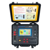 Testeur de résistance DC portable 10A pour transformateurs, précision 0,2 %, résolution 1µΩ, pour tests de postes de transformation extérieurs EM3670B