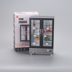 Modelo de Muebles Miniatura para Escena en Miniatura de Cocina y <span class=keywords><strong>Supermercado</strong></span>, Refrigerador y Congelador de Doble Puerta BTXIXI - Product Image 3