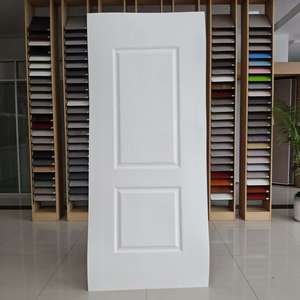 <span class=keywords><strong>Puerta</strong></span> <span class=keywords><strong>Corredera</strong></span> de MDF con Acabado Blanco, Diseño Moderno, Impermeable, de Polímero, para Dormitorio, Supermercado, Hoteles, Almacén, Apertura Manual - Product Image 1