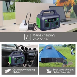 Rechargeable de secours Lifepo4 hors réseau énergie solaire 2023 Offre Spéciale nouveauté 300W centrale électrique générateur batterie externe 300W