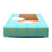 Luxe Délicat Logo Personnalisé Conception Art Papier Chocolat Pâtisserie Cadeau Alimentaire Dessert Boîte D'emballage avec Fenêtre