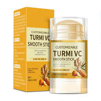 Stick Crème Visage et Cou Personnalisable au Curcuma, Gingembre et Vitamine C – Hydratant, Nourrissant et Raffermissant pour Tous Types de Peau