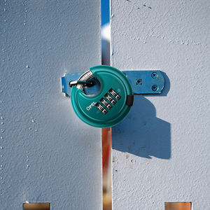 Serrure à combinaison ronde en acier inoxydable 304, cadenas à disque à 4 chiffres, résistant aux intempéries, réinitialisable - Product Image 5