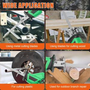 20V Cordless Reciprocating <b>Saw</b> Industrial Grade DIY Tool for Metal Wood Plastic PVC Materials CRS-20A-1 Cordless Reciprocal <b>Saw</b> - Product Image 5