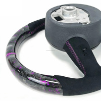 Volant en fibre de carbone adapté aux Audi A1 A3 A4 A5 A6 A7 RS R8 RS3 C7 Q5 Q7 S3 B8 B9 S4 Q3 Q8
