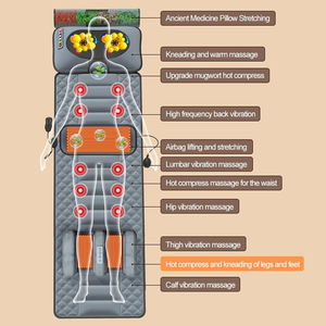 Matelas de sport en PU en gros avec coussin d'air, rouleau infrarouge, airbag intégral, vibration, étirement, contrôle manuel filaire réglable - Product Image 4