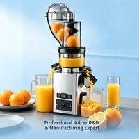 Extracteur de jus à froid commercial pour café et restaurant, machine à jus en spirale haute performance OEM
