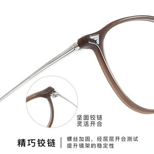 Gafas Ópticas Danyang 01247, Montura Ovalada Completa, Anti Luz Azul, Unisex, Lentes de PC, Visión de Cerca - Product Image 5