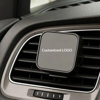 Diffuseur de parfum décoratif pour voiture en alliage de zinc de luxe, éliminateur d'odeurs d'intérieur, à clipser sur grille d'aération