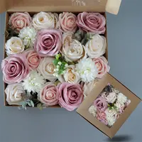 Mw99324 Bouquet di fiori artificiali Rose Ball crisantemo Holding Bouquet nuovo Design Bouquet da sposa