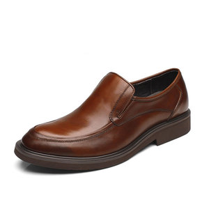 Chaussures en cuir rétro formelles et décontractées, style britannique, à lacets, en cuir de vachette première couche, pour mariage, directement de l'usine - Product Image 3