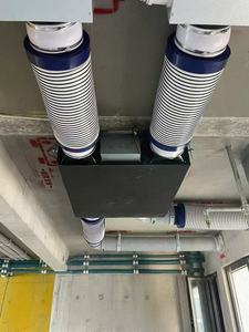 Conduit <span class=keywords><strong>acoustique</strong></span> flexible en TPE pour la connexion <span class=keywords><strong>d</strong></span>'admission et de sortie de ventilateur HVAC à <span class=keywords><strong>air</strong></span> frais - Product Image 2